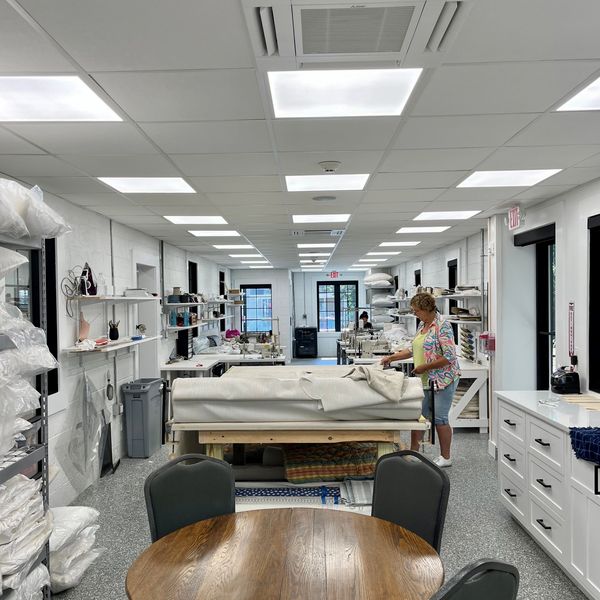 Dompierre LLC Custom Window Treatments, Upholstery, Blinds